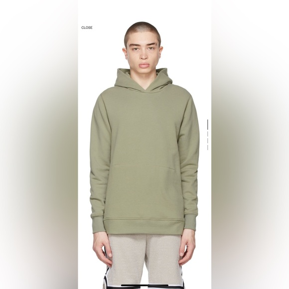 John Elliott Hooded Villain Hoody Khaki Green Medium - Picture 7 of 7